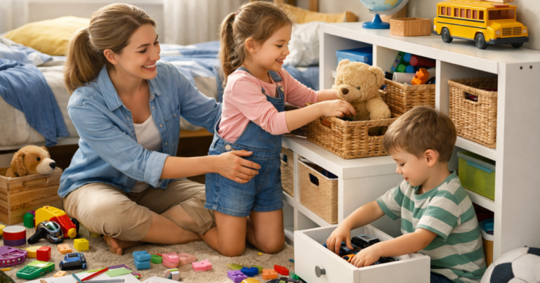 como manter a casa organizada com criancas