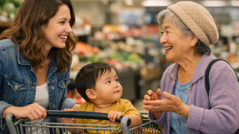 Encontrando uma japonesa cristã no supermercado